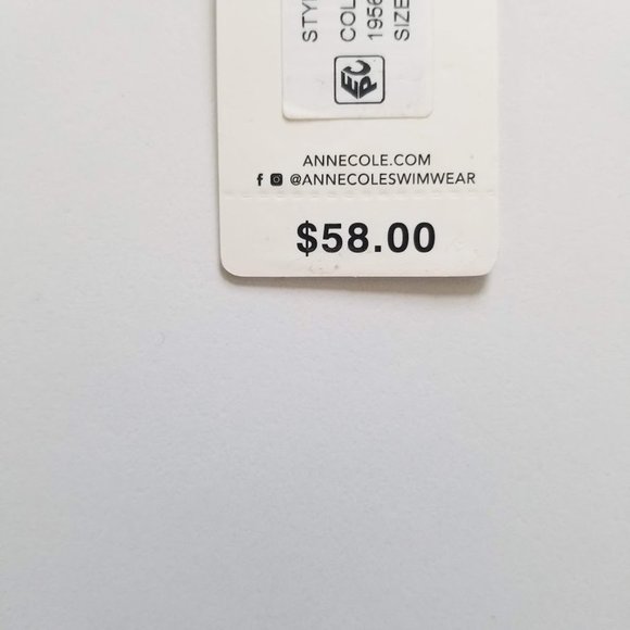 Anne Cole Painted Stripe Banded Halter Bikini Top - Picture 10 of 11